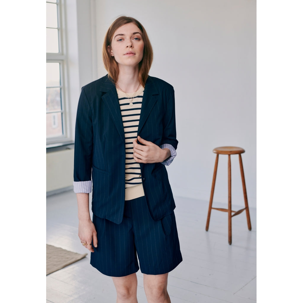 Redgreen Women Lidy Shorts Pants and Shorts 168 Navy Stripe