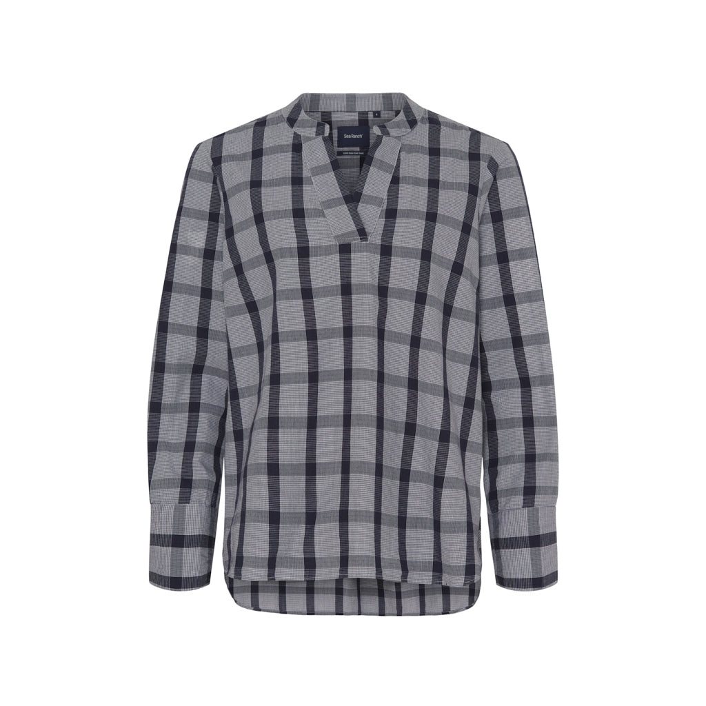 Sea Ranch Lori Shirt Shirts Navy Check