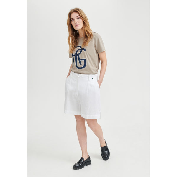 Redgreen Women Lotus Shorts Pants and Shorts White