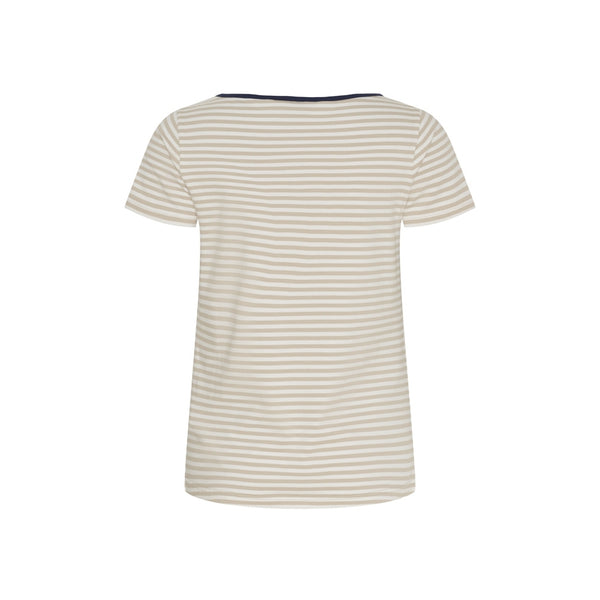 Sea Ranch Luella Striped Short Sleeve Tee Short Sleeve Tee 1974 Doeskin / Pearl