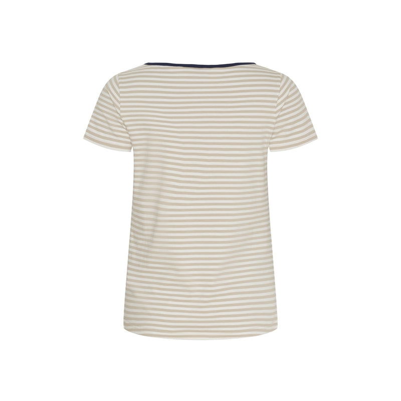 Sea Ranch Luella Striped Short Sleeve Tee Short Sleeve Tee 1974 Doeskin / Pearl
