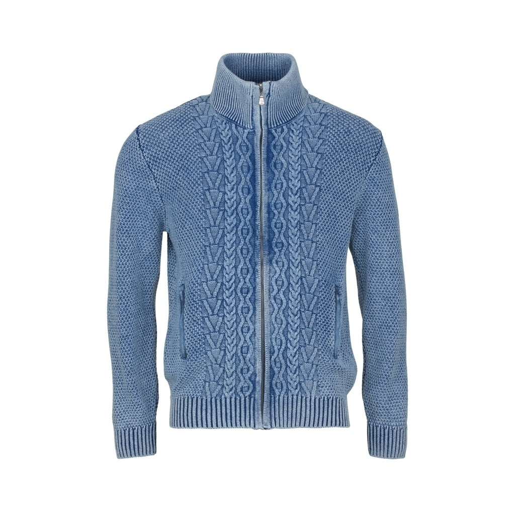 Sea Ranch Luke Long Sleeve Cardigan Knit Sky Wash