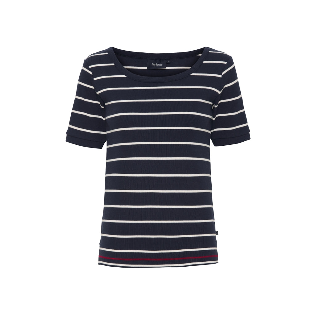 Sea Ranch Mabel T-shirt Short Sleeve Tee SR Navy/Pearl
