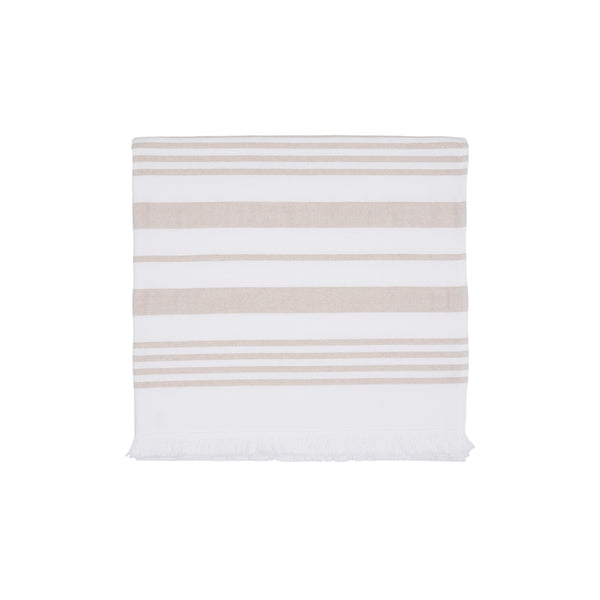 Sea Ranch Malibu Beach Towel Towels 1088 White / Sand