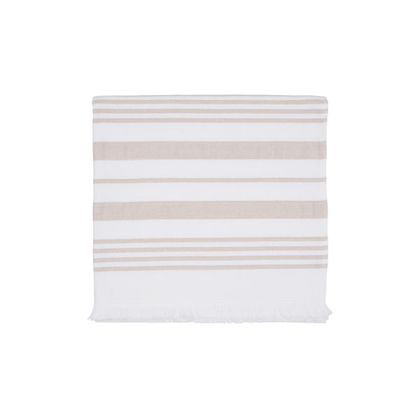 Sea Ranch Malibu Beach Towel Towels 1088 White / Sand