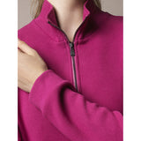 Sea Ranch Manuela Half Zip Sweats Sangria