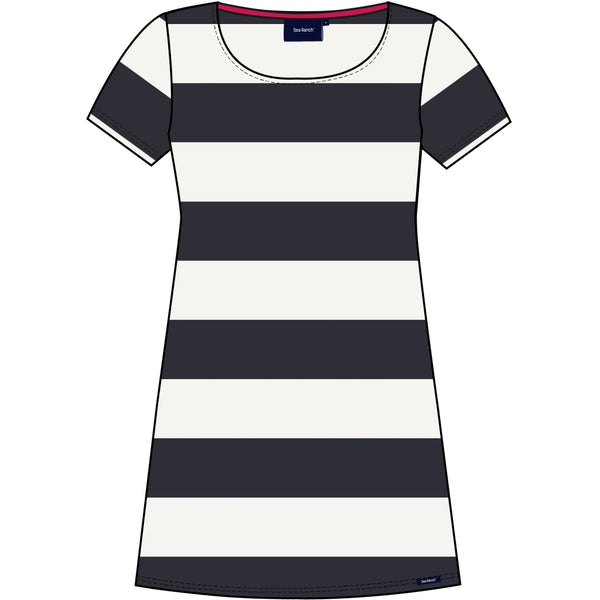 Sea Ranch Maren Dress Dresses / Shirts Pearl/Dark Navy