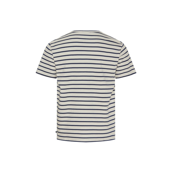 Sea Ranch Marstal Tee Short Sleeve Tee Ecru/SR Navy