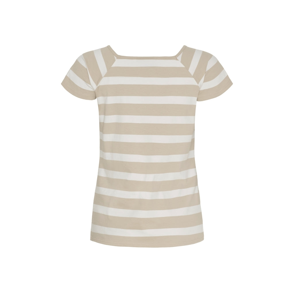 Sea Ranch Melanie Striped Short Sleeve Tee Short Sleeve Tee 1974 Doeskin / Pearl