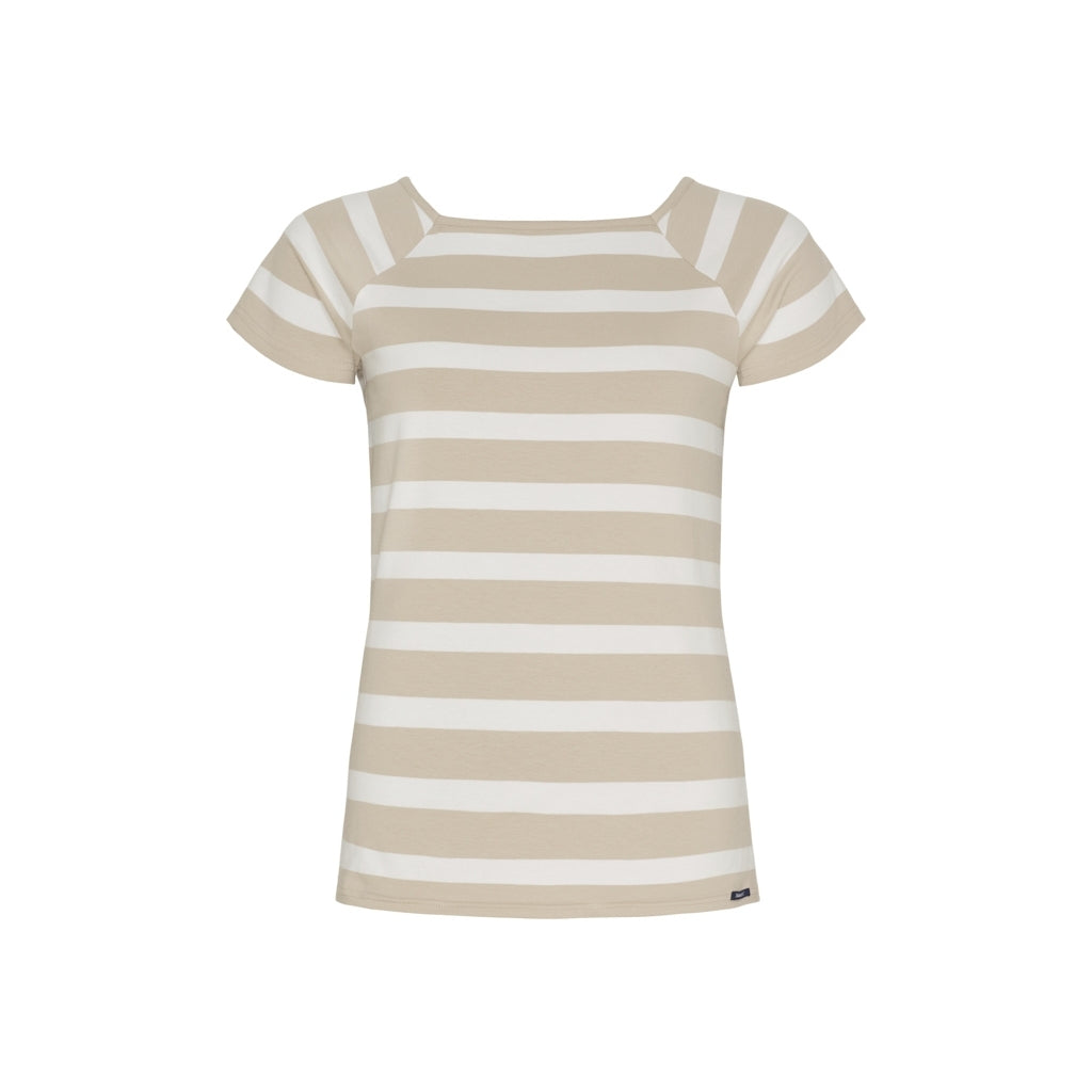 Sea Ranch Melanie Striped Short Sleeve Tee Short Sleeve Tee 1974 Doeskin / Pearl