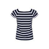 Sea Ranch Melanie Striped Short Sleeve Tee Short Sleeve Tee SR Navy/Pearl