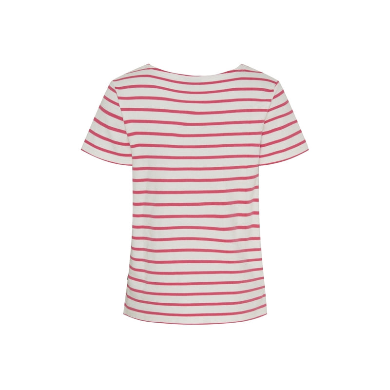 Sea Ranch Menton Tee Short Sleeve Tee 1113 Pearl / Calypso Coral