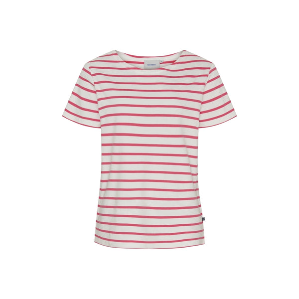 Sea Ranch Menton Tee Short Sleeve Tee 1113 Pearl / Calypso Coral