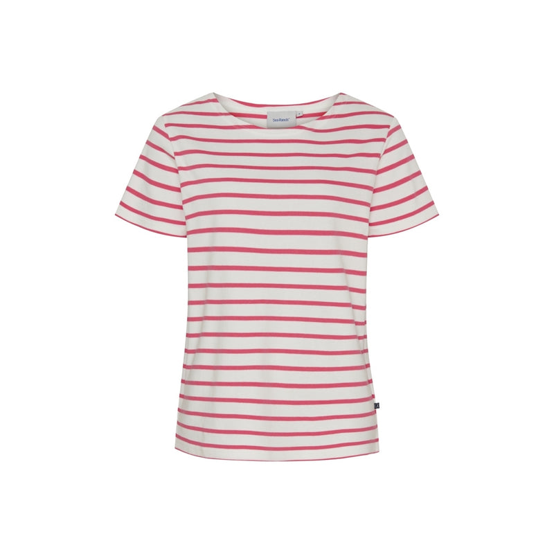 Sea Ranch Menton Tee Short Sleeve Tee 1113 Pearl / Calypso Coral