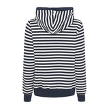 Sea Ranch Molly Sweat Hoodie Sweats Pearl/SR Navy
