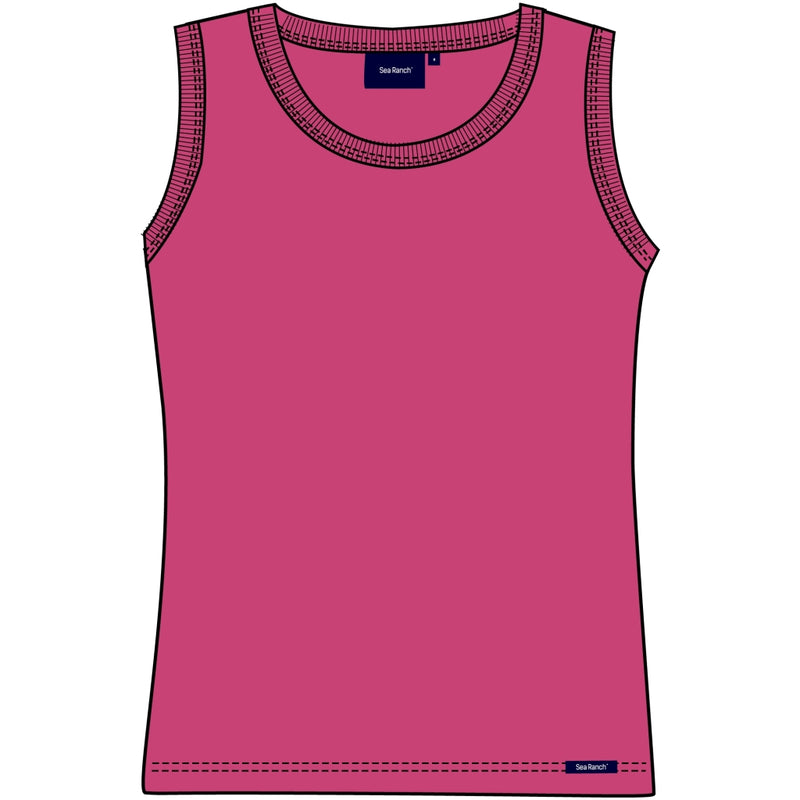 Sea Ranch Neel Tank Top Short Sleeve Tee 3008 Fuchsia