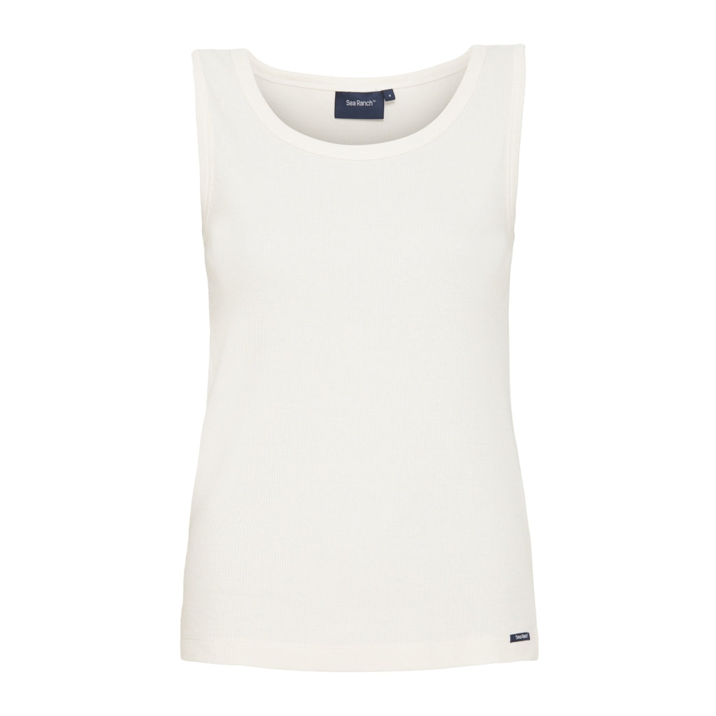 Sea Ranch Neel Tank Top Short Sleeve Tee Pearl