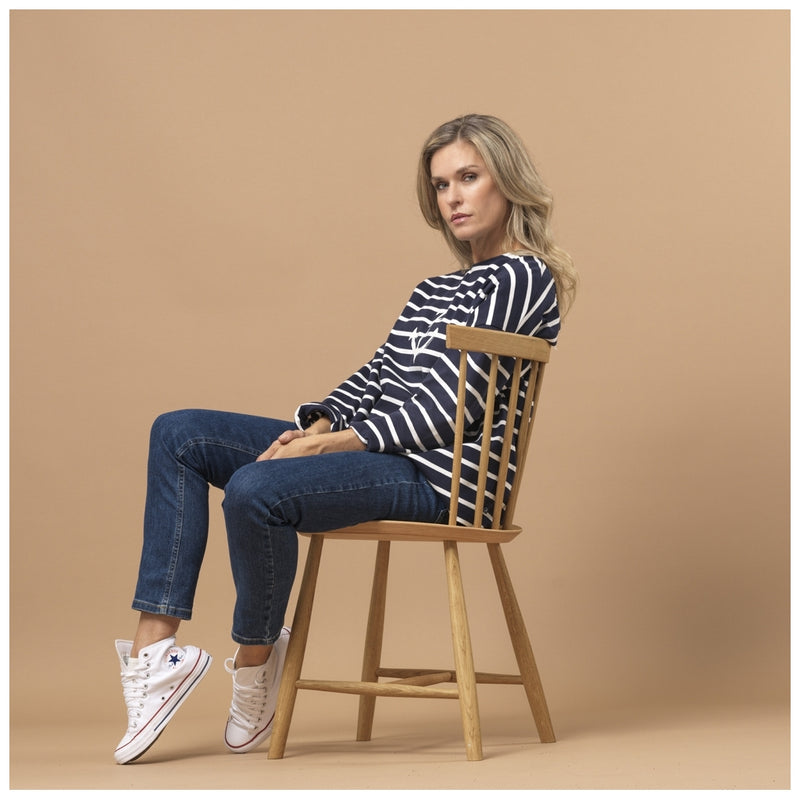 Sea Ranch Nessie Long Sleeve Tee SR Navy/Pearl