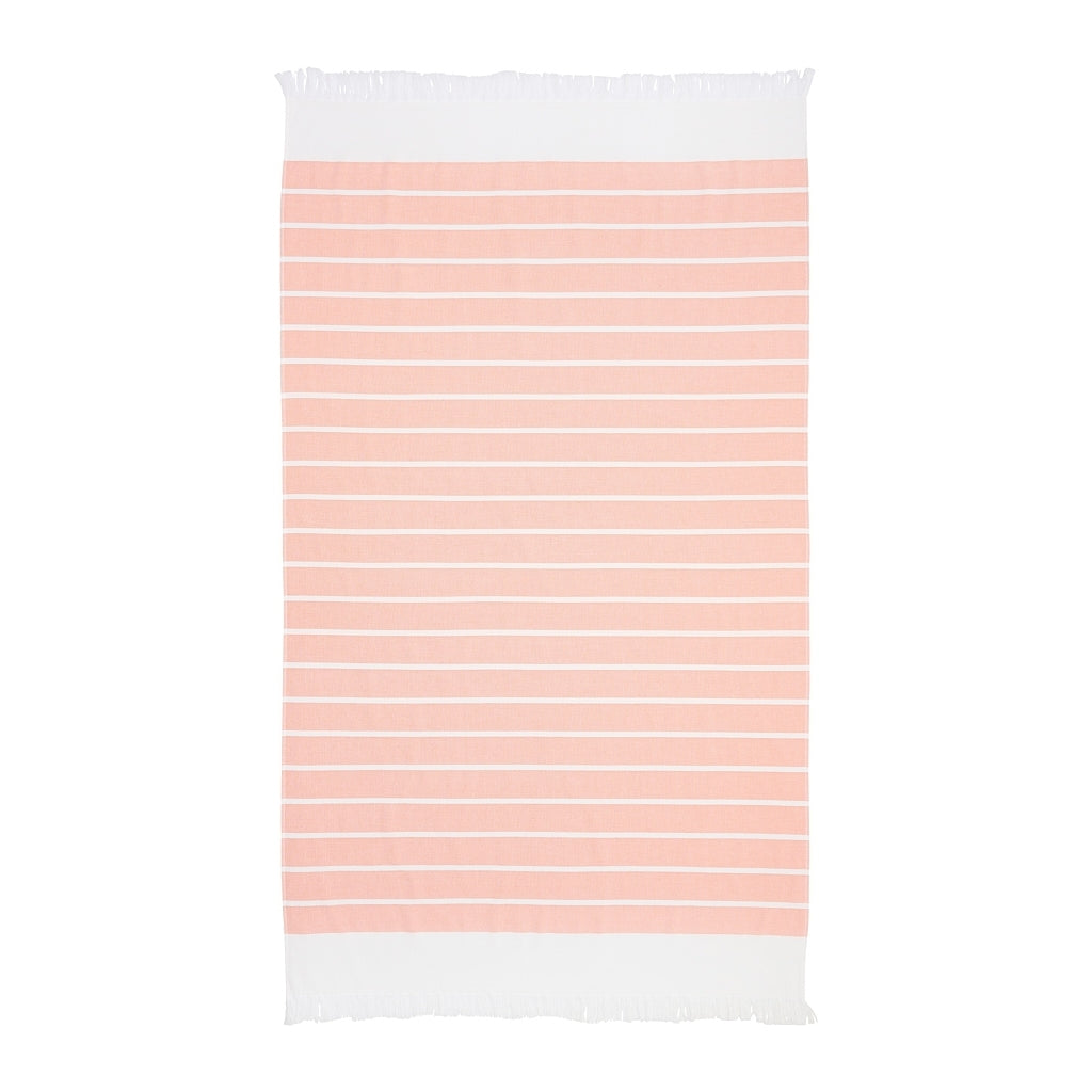 Sea Ranch Nissi Beach Towel Towels 2507 Bright Orange / White