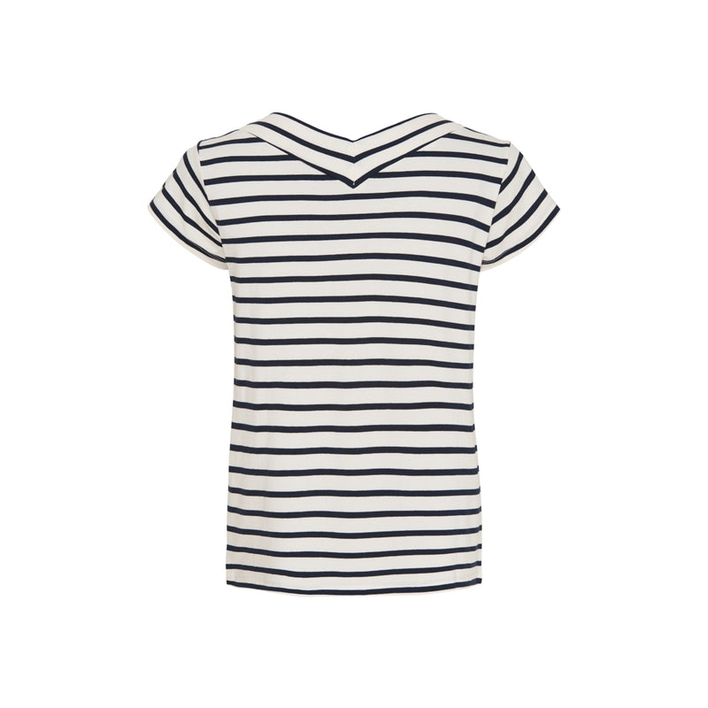 Sea Ranch Noa Tee Short Sleeve Tee Pearl/Dark Navy