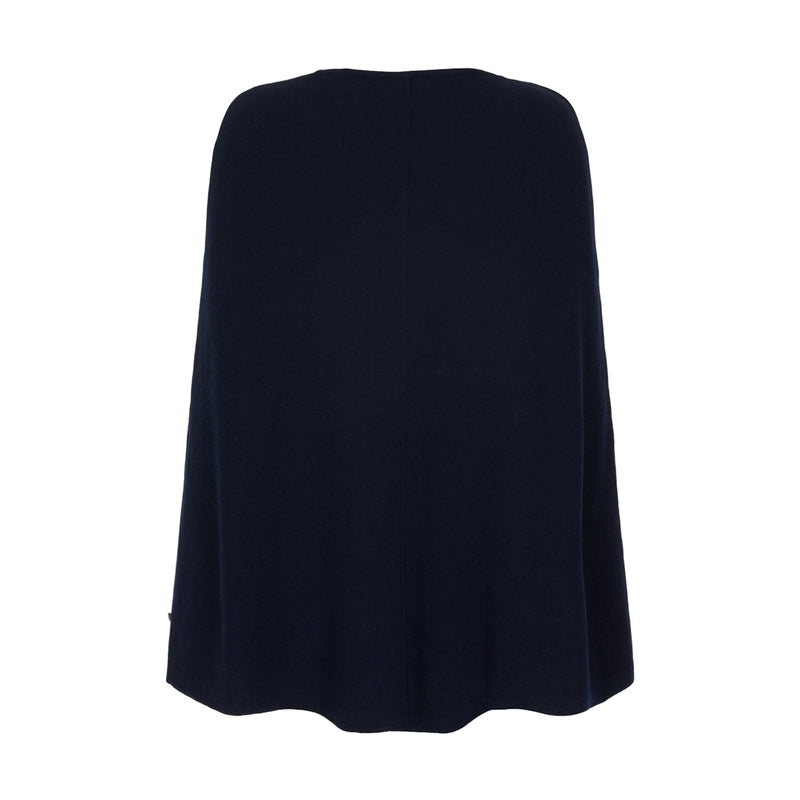 Redgreen Women Noemi strikket poncho Knit 068 Navy