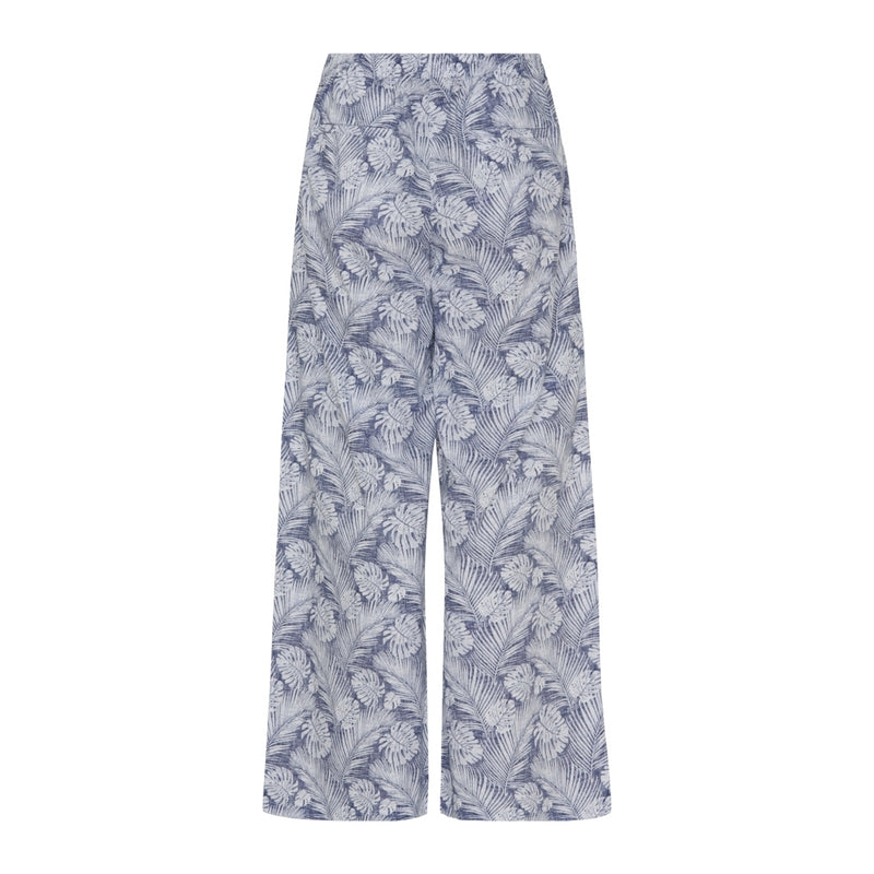 Sea Ranch Otta Pants Pants and Shorts 6002 Blue Palm Print