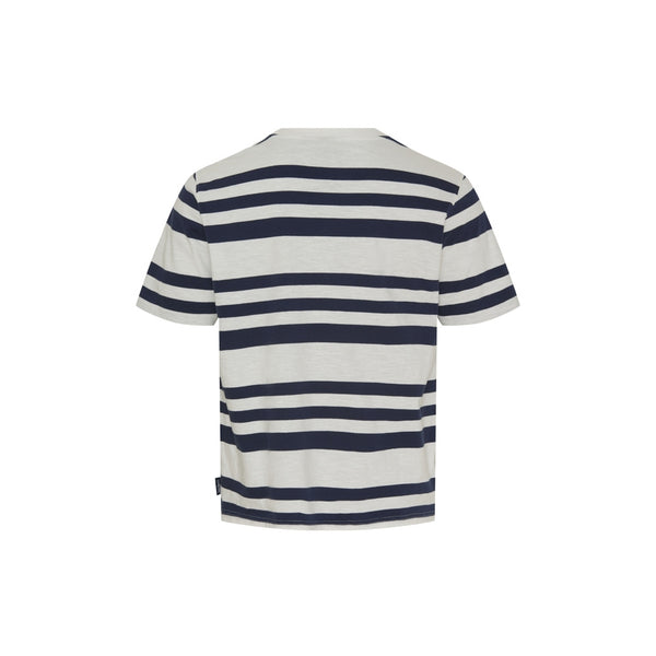 Sea Ranch Pascal T-shirt Short Sleeve Tee Pearl/SR Navy