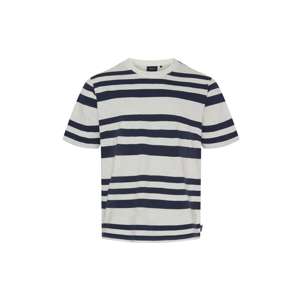 Sea Ranch Pascal T-shirt Short Sleeve Tee Pearl/SR Navy