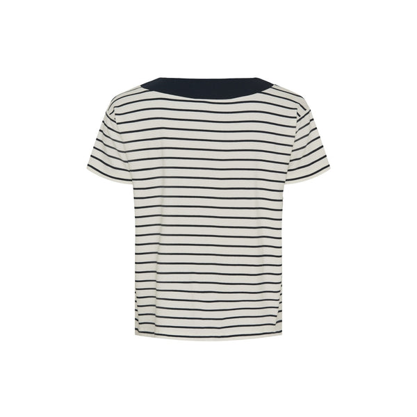 Sea Ranch Patrizia Short Sleeve Tee Short Sleeve Tee Pearl/Dark Navy