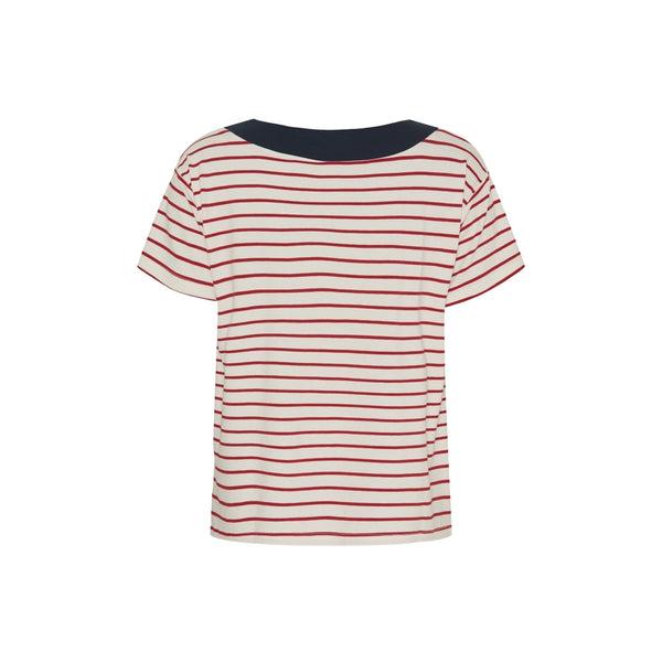 Sea Ranch Patrizia Short Sleeve Tee Short Sleeve Tee Pearl/SR Red