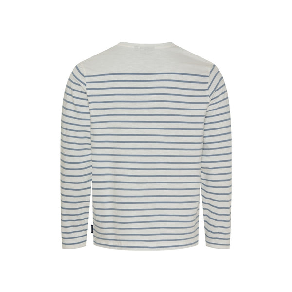 Sea Ranch Pauli Tee Long Sleeve Tee 1109 Pearl / Dusty Blue