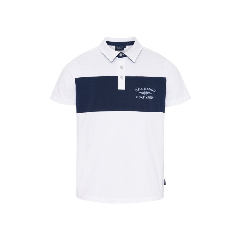 Sea Ranch Pelle Jersey Polo Polo Shirts White