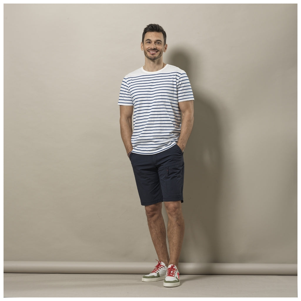 Sea Ranch Peter Tee Short Sleeve Tee 1110 Pearl / Monaco Blue