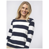 Sea Ranch Piper Long Sleeve Tee Dark Navy/Pearl
