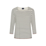 Sea Ranch Pippa Tee Long Sleeve Tee Pearl/Dark Navy