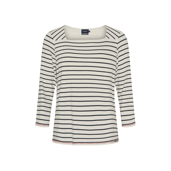 Sea Ranch Pippa Tee Long Sleeve Tee Pearl/Dark Navy