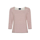 Sea Ranch Pippa Tee Long Sleeve Tee Pearl/SR Red