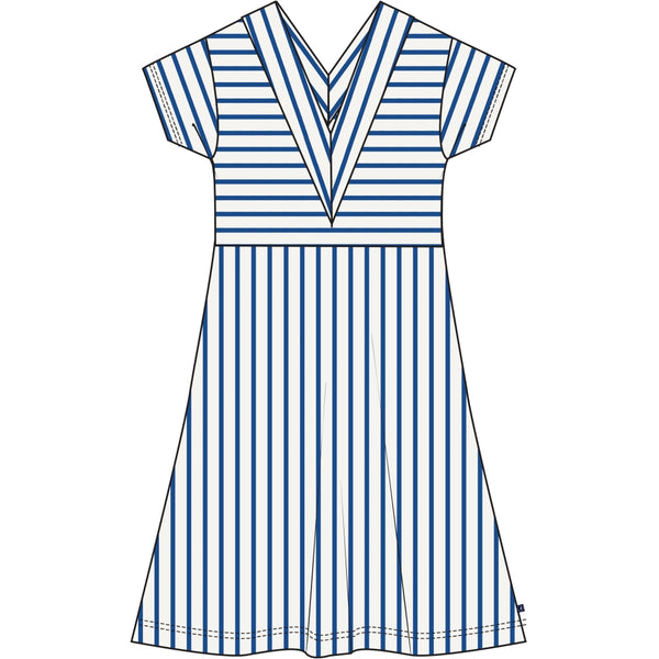 Sea Ranch Polly Dress Dresses / Shirts 1103 Pearl / Olympian Blue