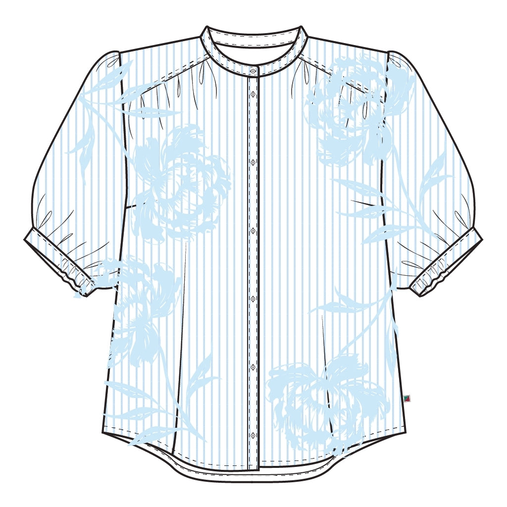 Redgreen Women RG_Alana Shirts 163 Blue Stripe