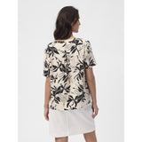 Redgreen Women RG_Aleah Blouse 321 Ecru Pattern