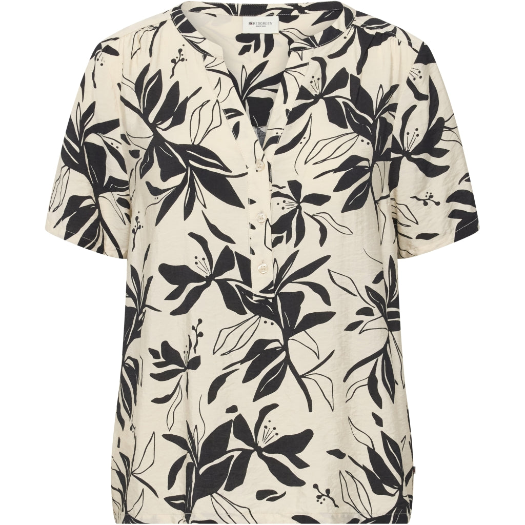 Redgreen Women RG_Aleah Blouse 321 Ecru Pattern