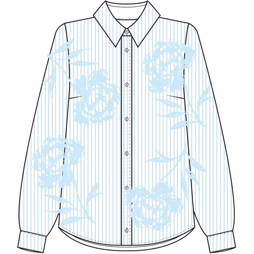 Redgreen Women RG_Alena Shirts 163 Blue Stripe