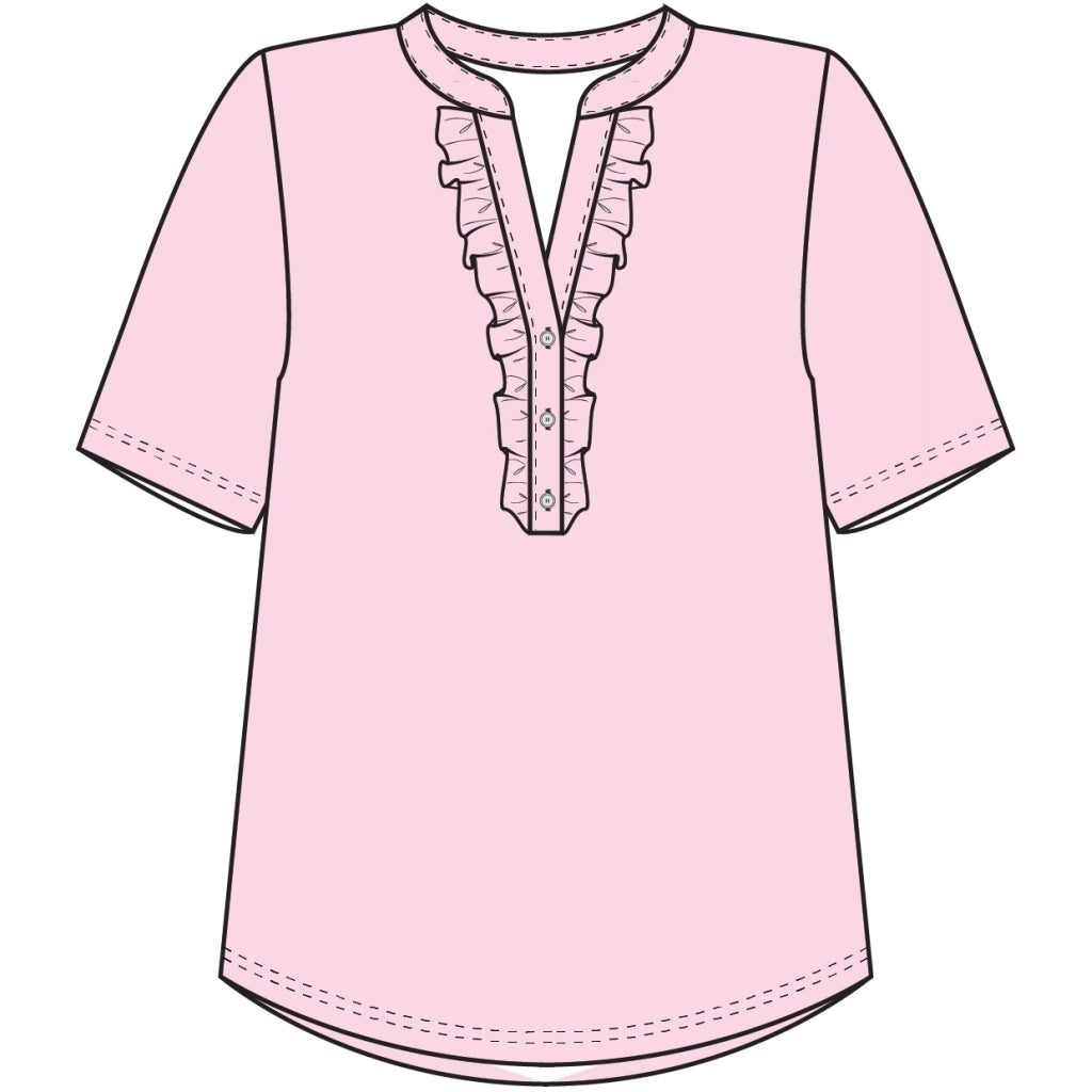 Redgreen Women RG_Cammy Short Sleeve Tee Pink