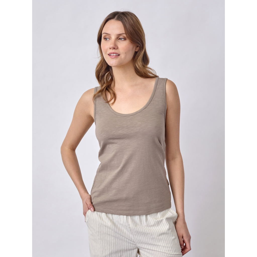 Redgreen Women RG_Citta Short Sleeve Tee Dark Sand