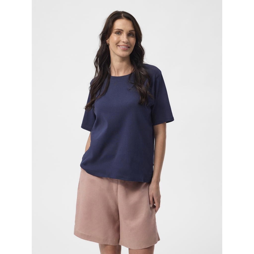 Redgreen Women RG_Clive Short Sleeve Tee 068 Navy