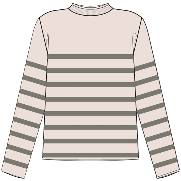 Redgreen Women RG_Kathrine Knit 125 Dark Sand Stripe
