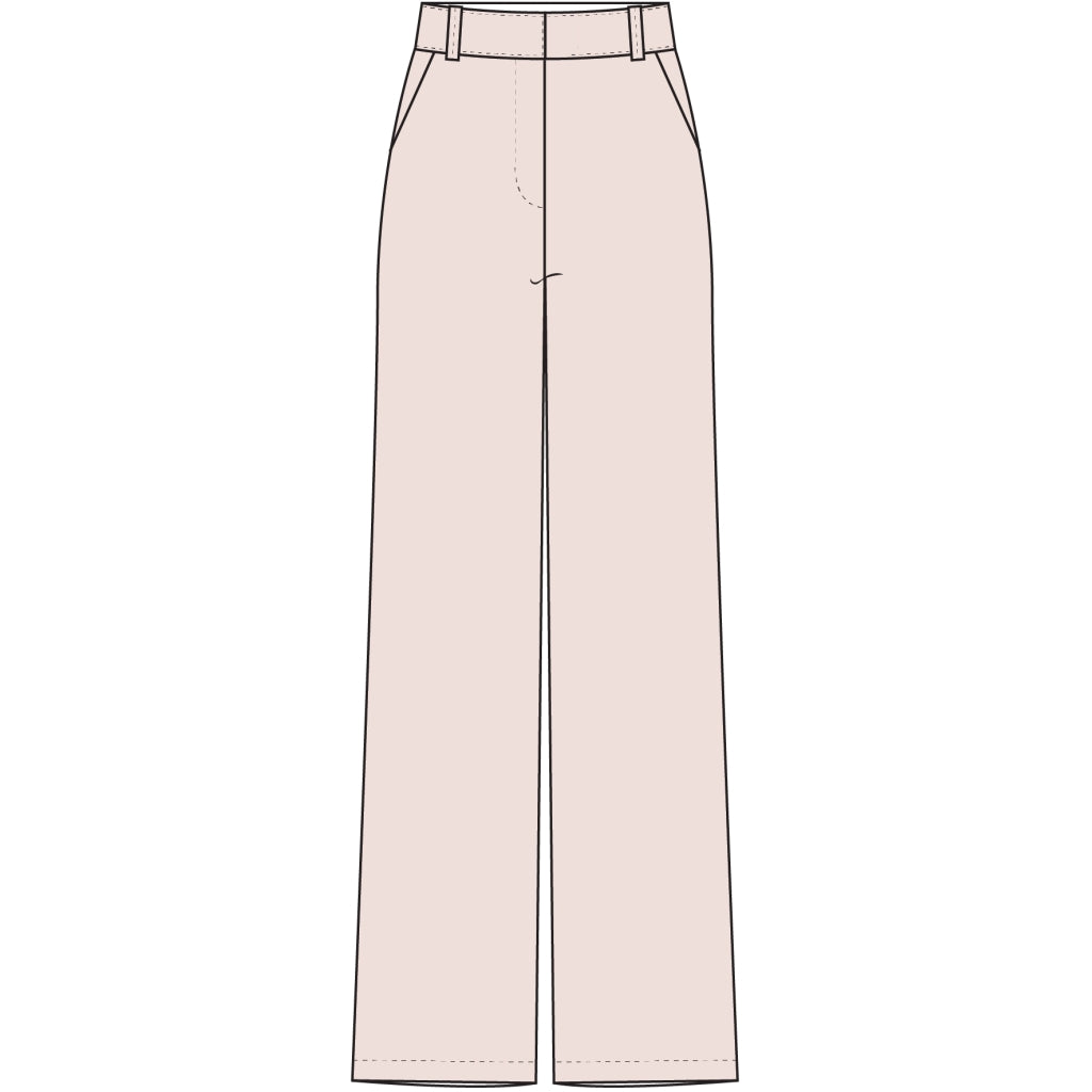 Redgreen Women RG_Maren Pants and Shorts Ecru Melange