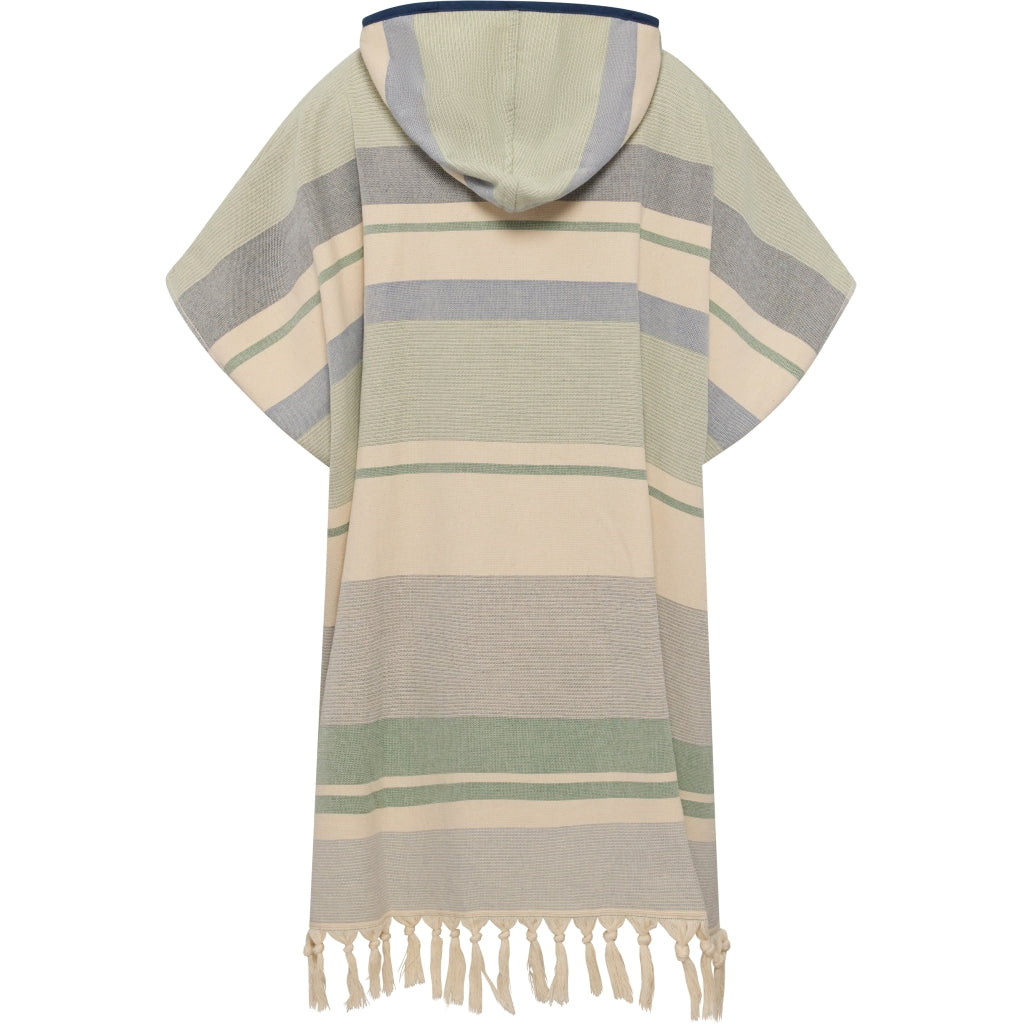 Redgreen Women Rio Poncho Towels 161 Sky Blue Stripe