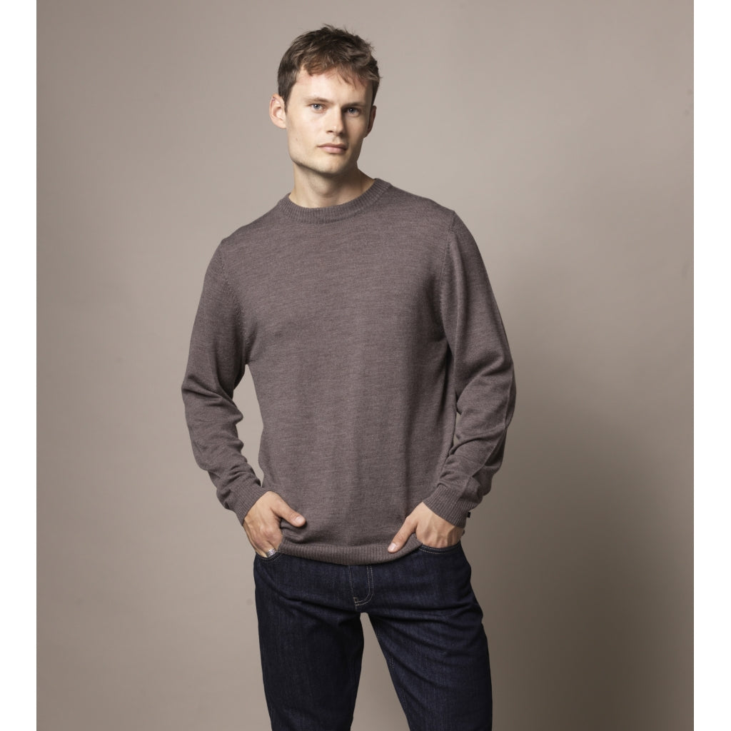 Sea Ranch Roger Knit Knit Brown Melange