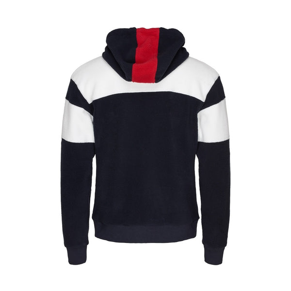 Sea Ranch Ross Striped Teddy Jacket Fleece Dark Navy/Pearl
